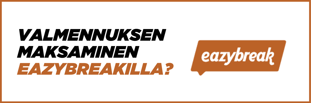 Maksa verkkovalmennus tai harjoitusohjelma eazybreakilla. SYKE Marketplace Eazybreak..