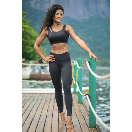 Miniatura: Top Cropped Freedom Preto Dynamite