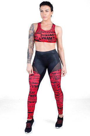 Miniatura: Top Fitness Shadow Strike Preto Vermelho Dynamite