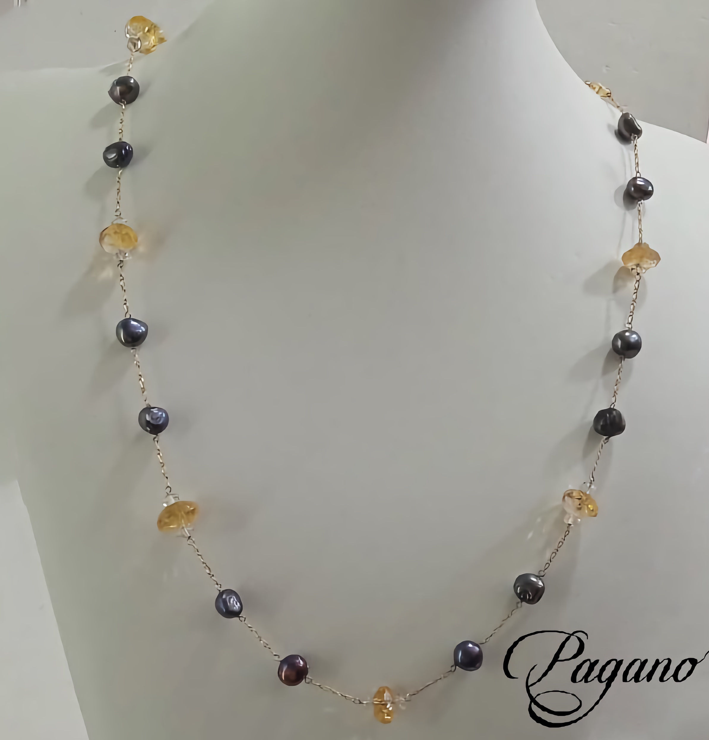 Collana citrino