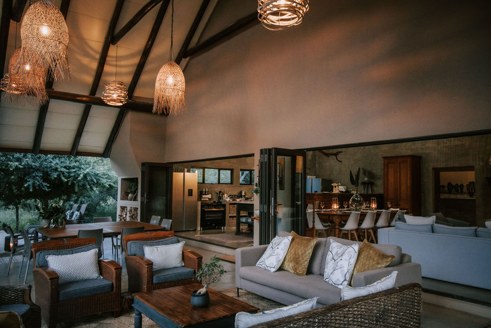 Villa's private patio 