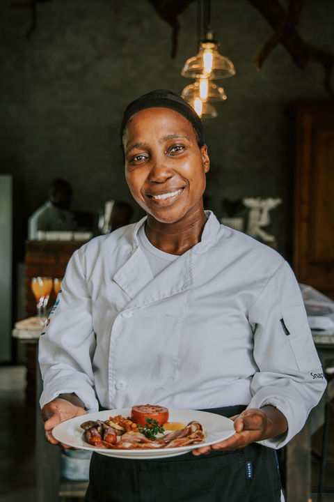 Chef preparing meals