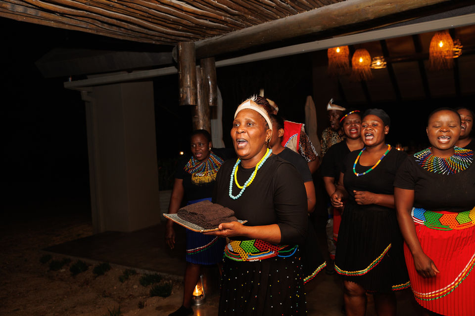 Arranged entertainment - African Dancers