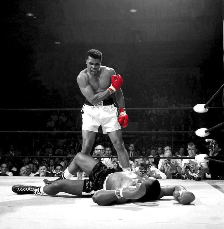 A luxury canvas print from Peak Picks Official featuring Muhammad Ali, perfect for any living space