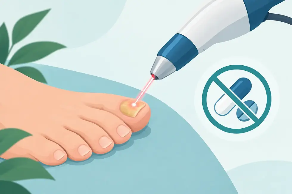 Laser for Fungal Nails: Better Results, No Oral Risks