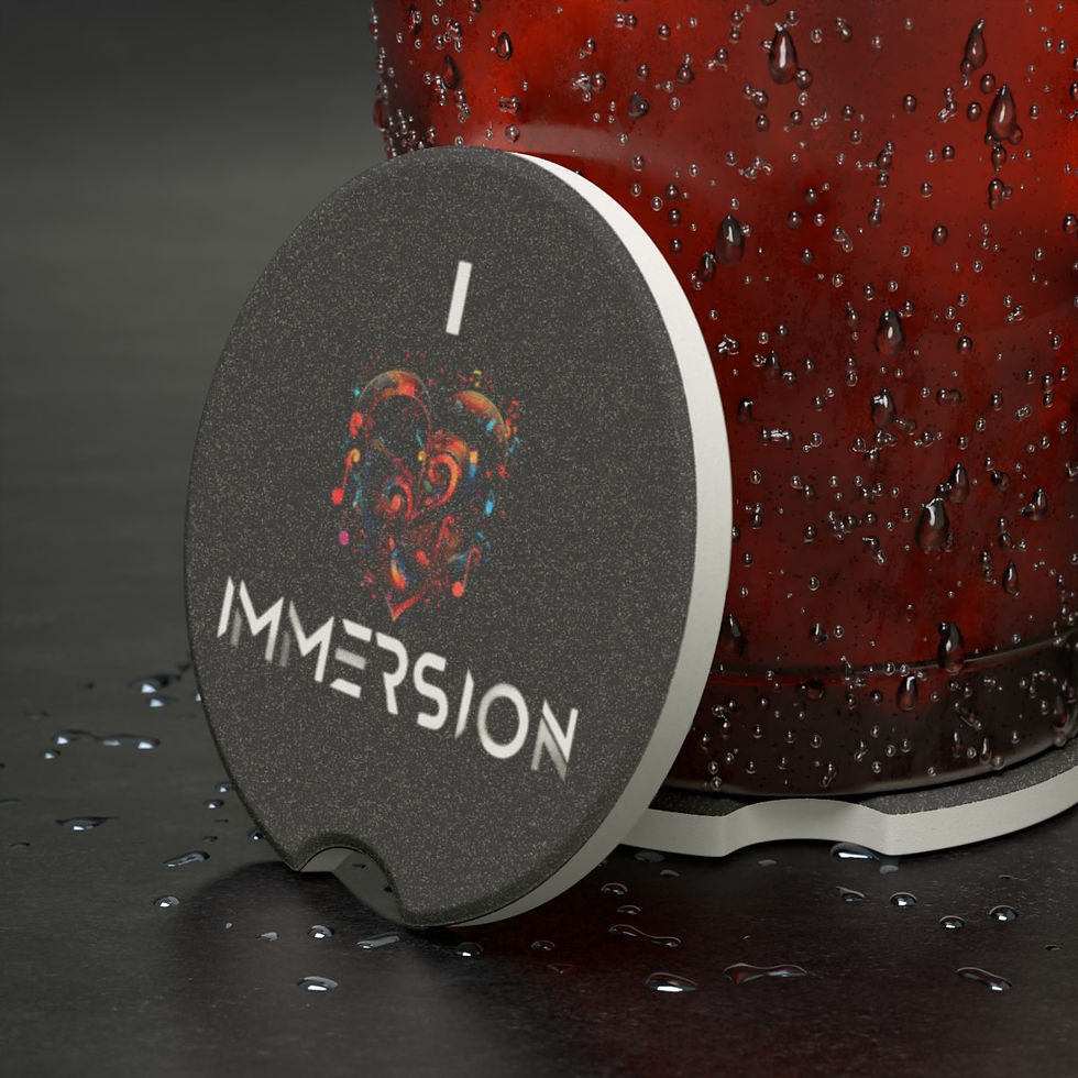 Thumbnail: I Heart Immersion Soapstone Car Coaster
