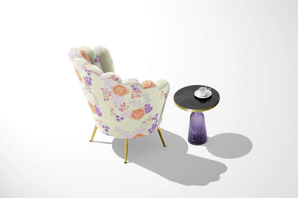 Présentation du motif Sunny de la collection Adélaïde.