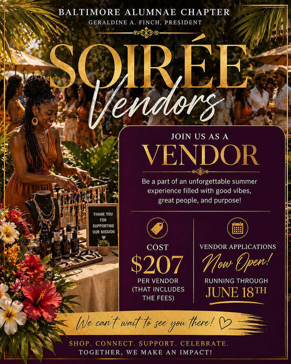 Summer Soiree Vendor Applications