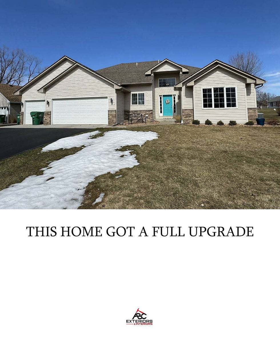 Full Exterior Upgrade in Minnesota: Siding Transformation with Modern Contrast