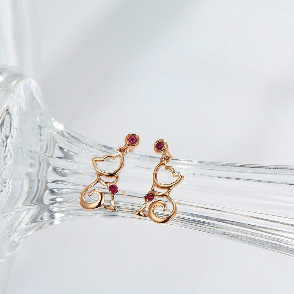 Thumbnail: Sweet Cat Ear Stud – Type Ⅲ
