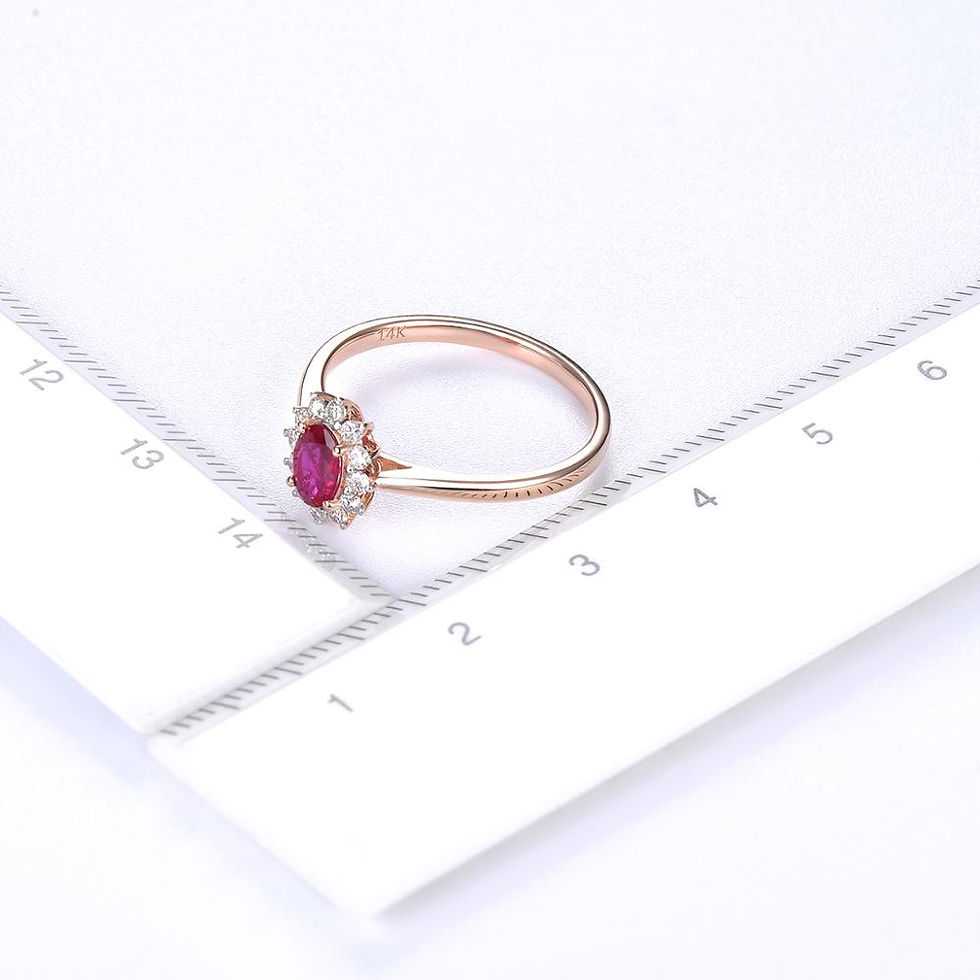 Thumbnail: Ruby & Diamond Ring