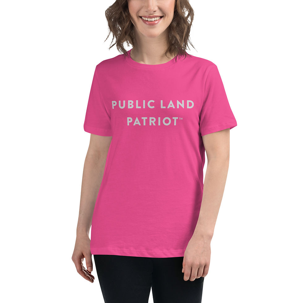 Thumbnail: The OG Public Land Patriot - Women's T-shirt (Various Colors) - FREE SHIPPING