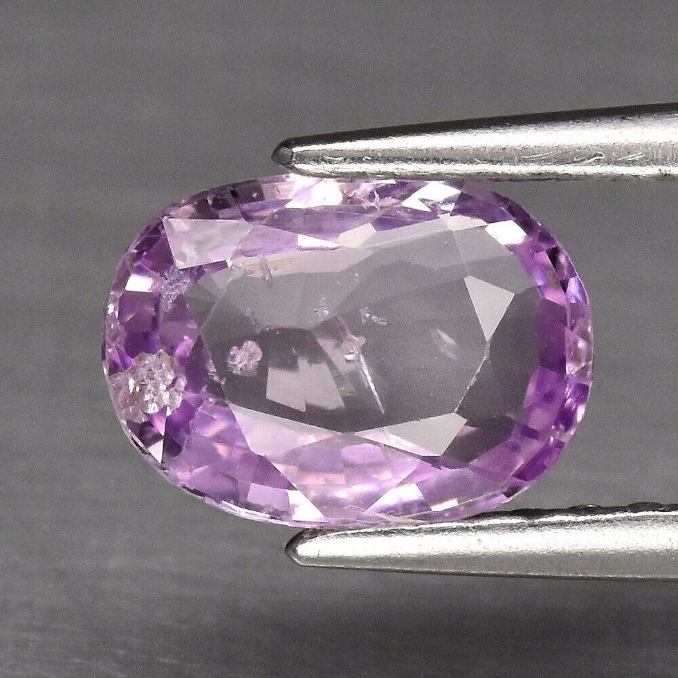1,01 ct | Purpurowo-różowy | Szafir cejloński | Kształt owalny