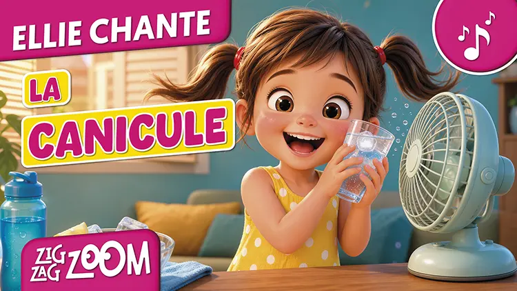 chanson enfant ellie chante la canicule zigzagzoom