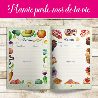 Pages intérieures du livre Mamie parle-moi de ta vie