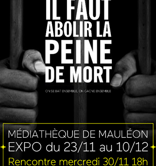 Exposition «Pourquoi il faut abolir la peine de mort»