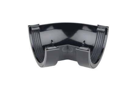Wavin Osma RoundLine gutter angle 45� 112mm black 0T004B