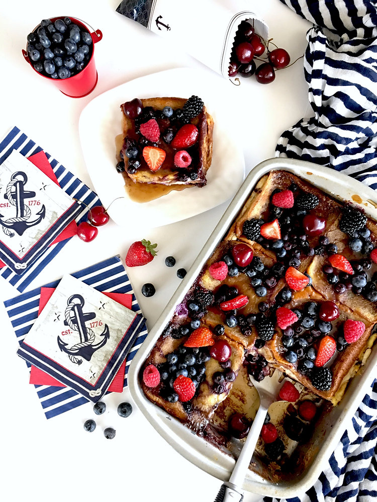 4th of July Breakfast Casseroles