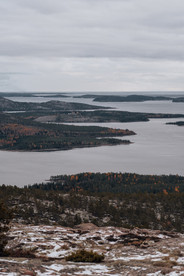 Utsikten från slåttdalsberget  i skuleskogens nationalpark