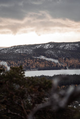 Utsikt från slåttdalsberget i skuleskogens nationalpark