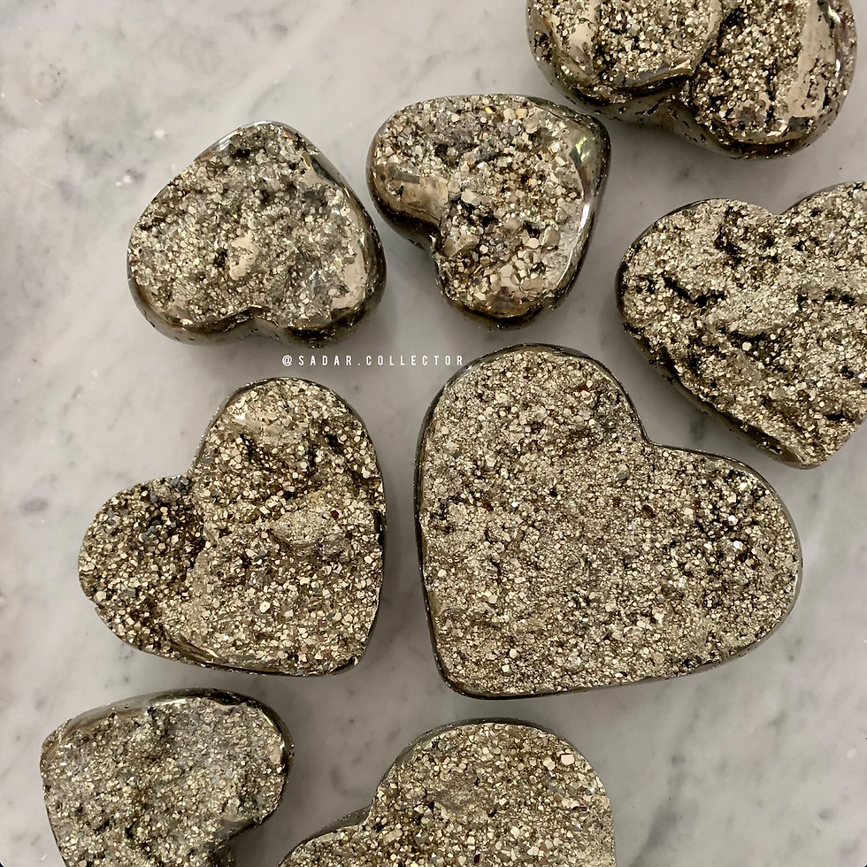 Peruvian Pyrite Heart (Free Stand)