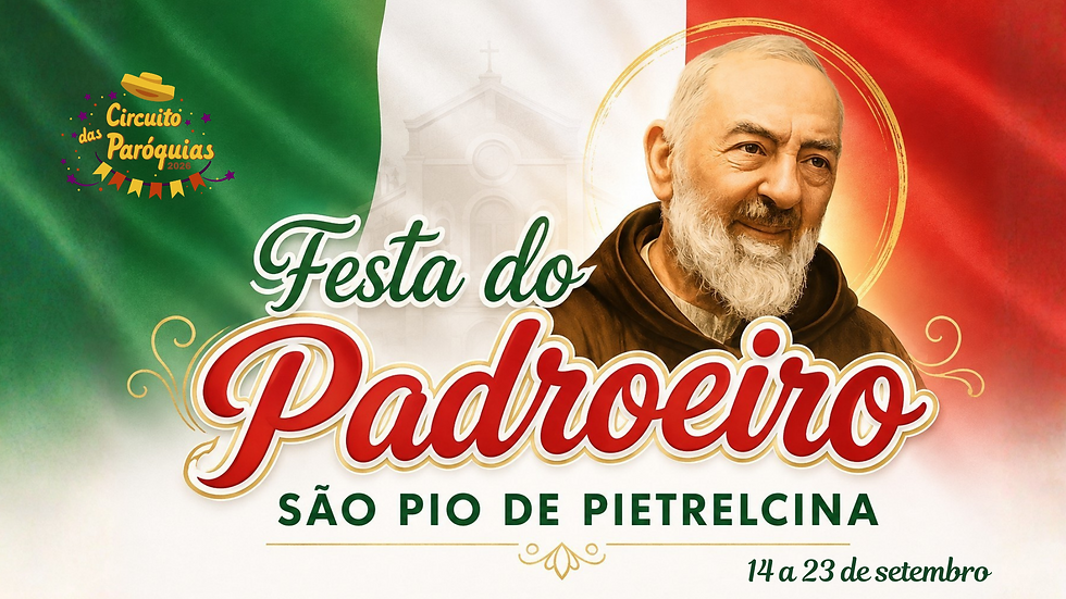 Festa de São Pio reúne fé, gastronomia e atrações culturais no Sudoeste