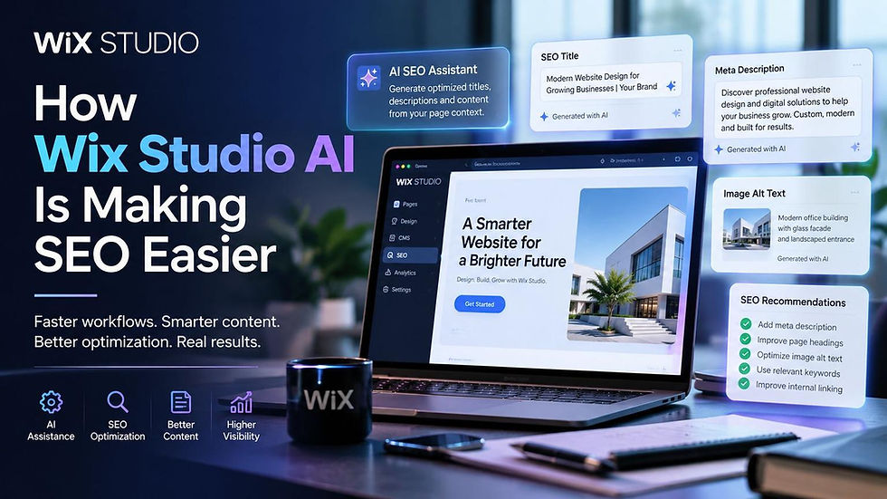 How Wix Studio AI Is Making SEO Easier