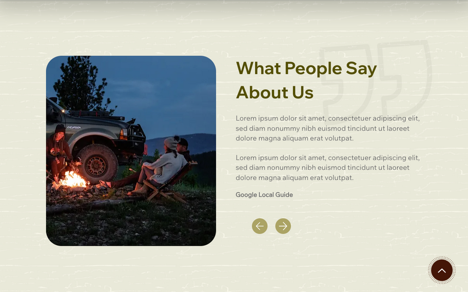 Wix Studio Outdoor Template