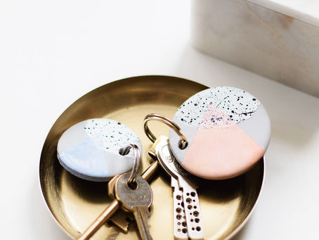 DIY - Chaveiro de argila <3