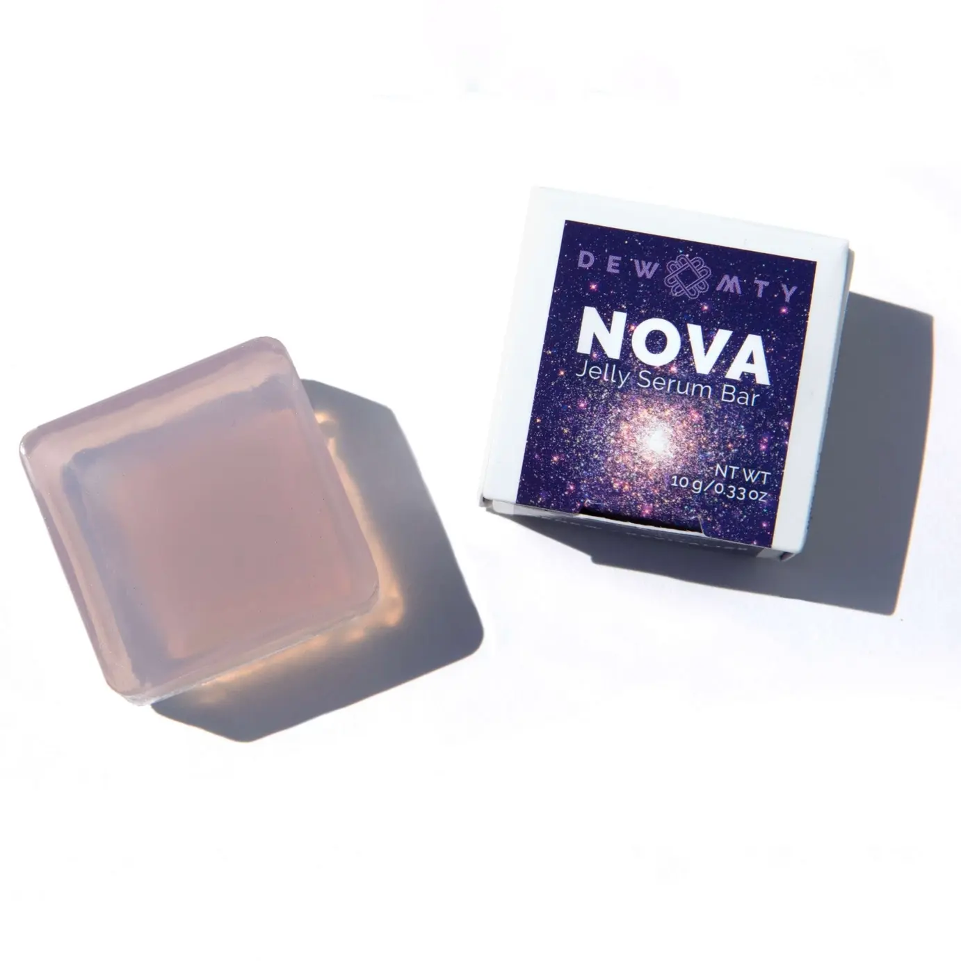 refill size cube of dew mighty nova serum bar with packaging
