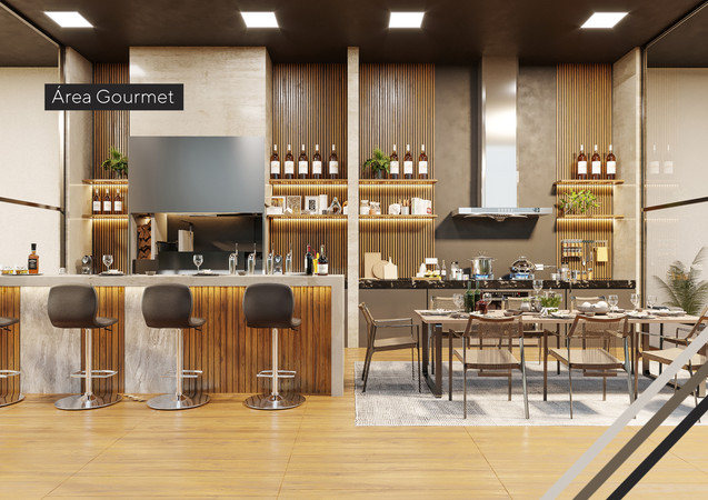 Área Gourmet o Demo Kitchen
