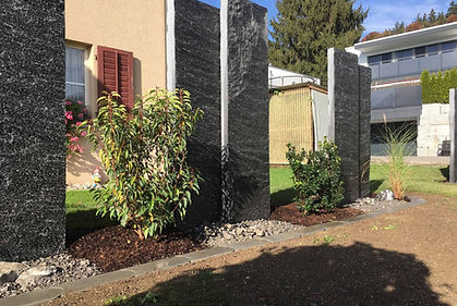 Gartenwand Nägele Bösch Gartenbau Oberbüren