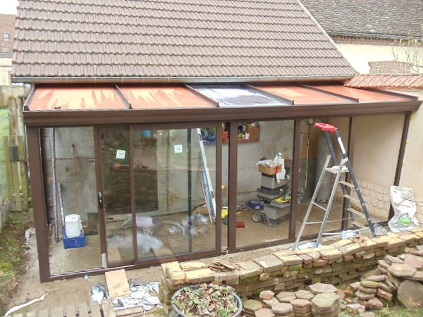 Verandas Aluminium Schüco réalisée par SARL ROUDOT à Brezolles-Dreux-Verneuil sur Avre 