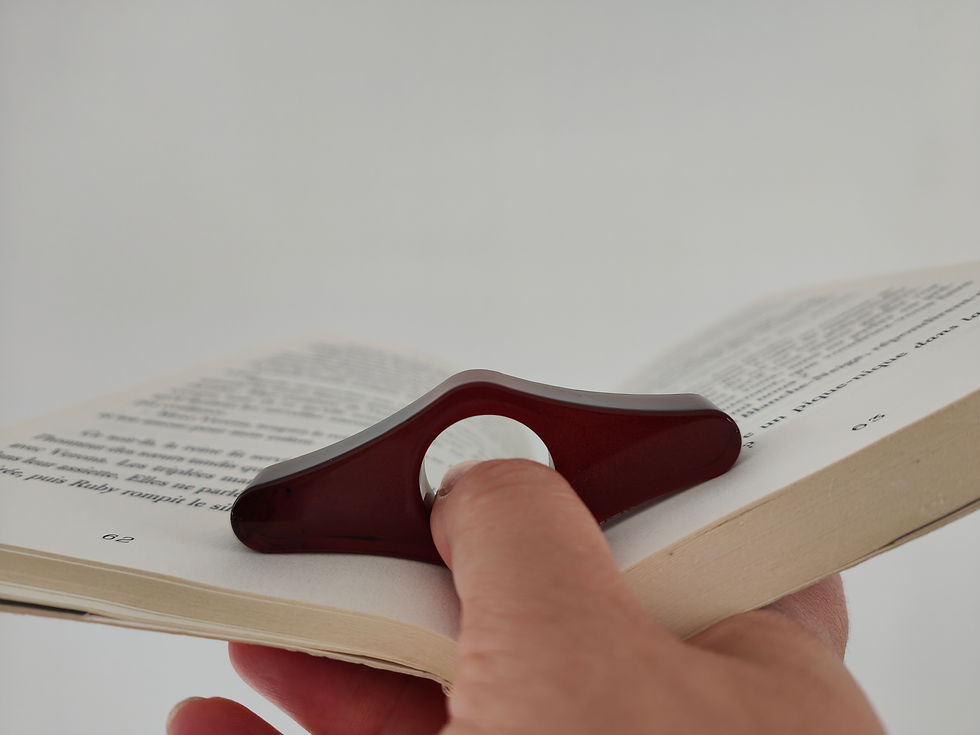 Miniature : Bague de lecture brune