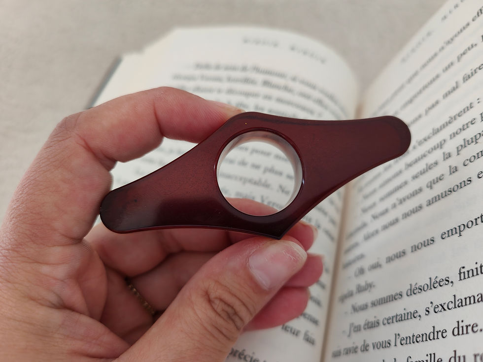 Miniature : Bague de lecture brune