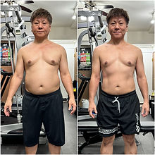 那覇パーソナルジムのお客様男性メンズ