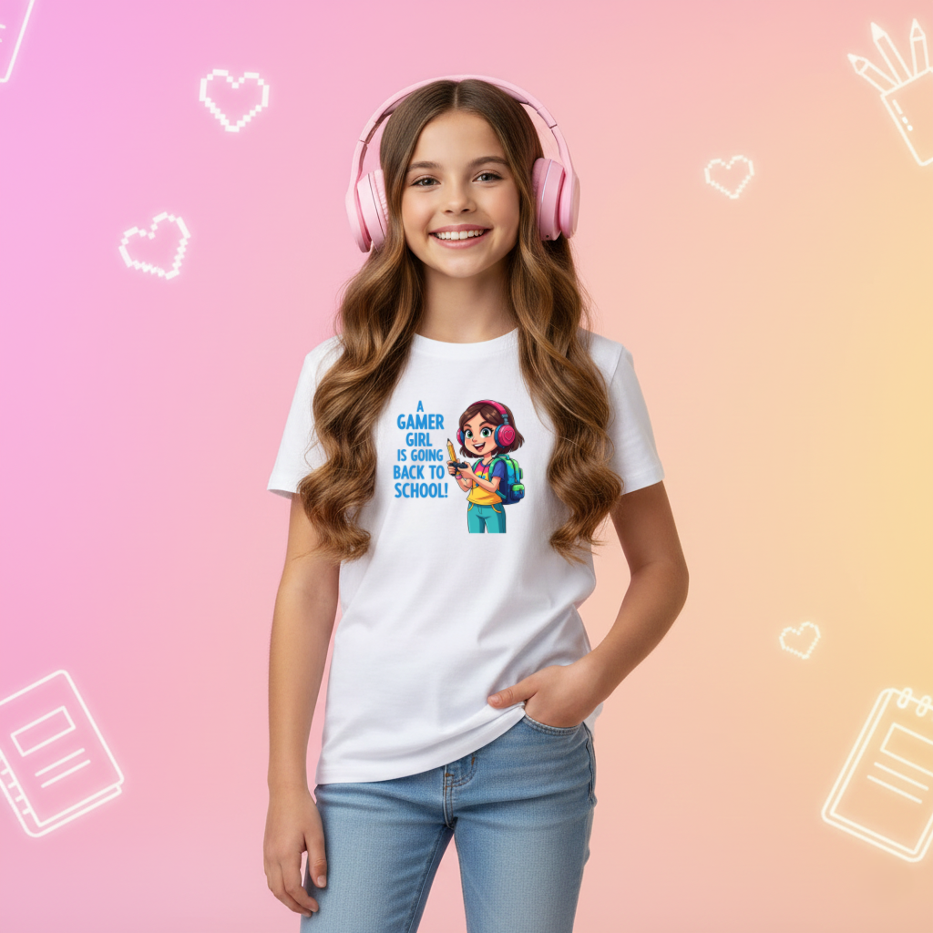 Gamer Girl School Mode Tee