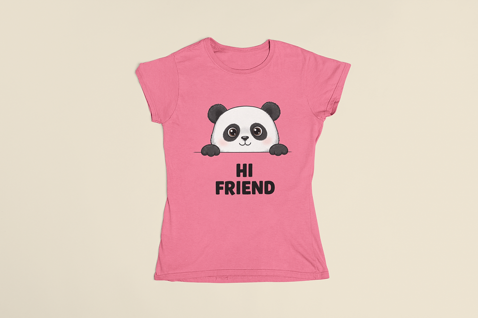 Thumbnail: "Hi Friend" – Girls T-Shirt