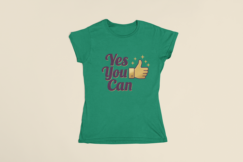 Thumbnail: "Yes You Can" – Girls T-Shirt