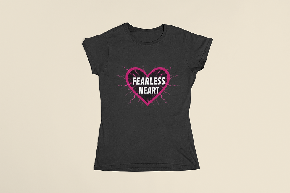 Thumbnail: "Fearless Heart" – Girls T-Shirt