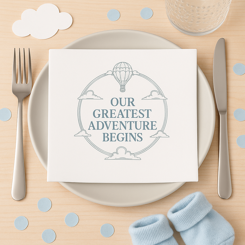 “Our Greatest Adventure” Napkins