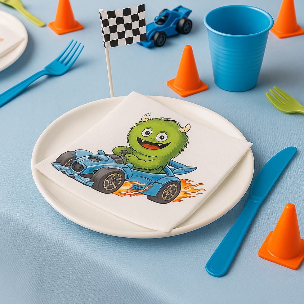 "Monster Speedster" Napkins