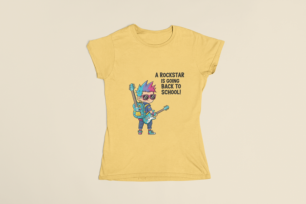 Thumbnail: School Star Rockstar Tee – Amped for Class!