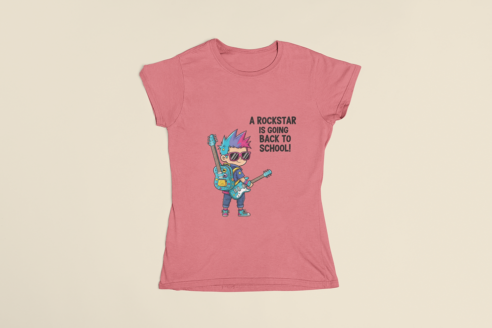 Thumbnail: School Star Rockstar Tee – Amped for Class!