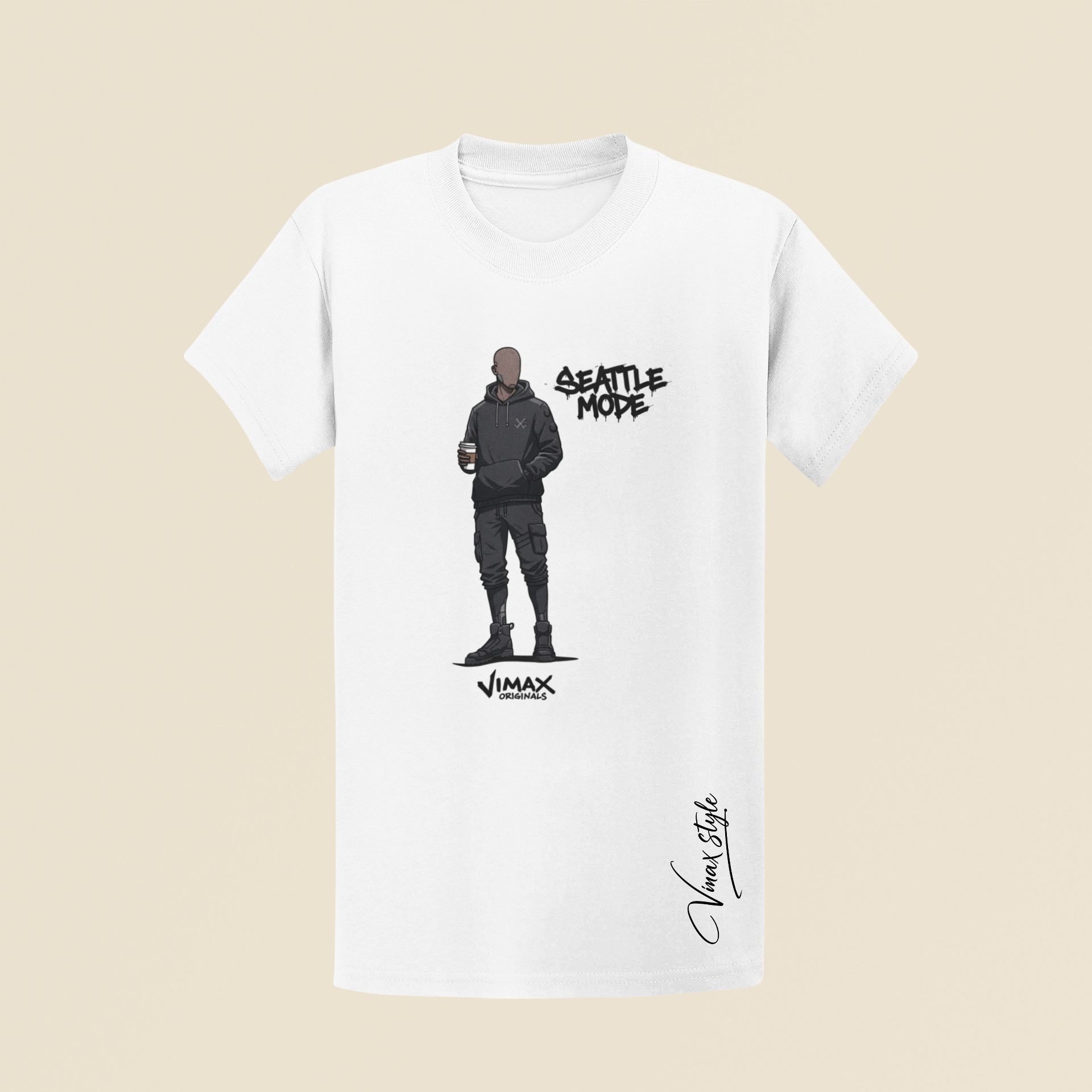“SEATTLE MODE” – Vimax Originals Graphic T-Shirt
