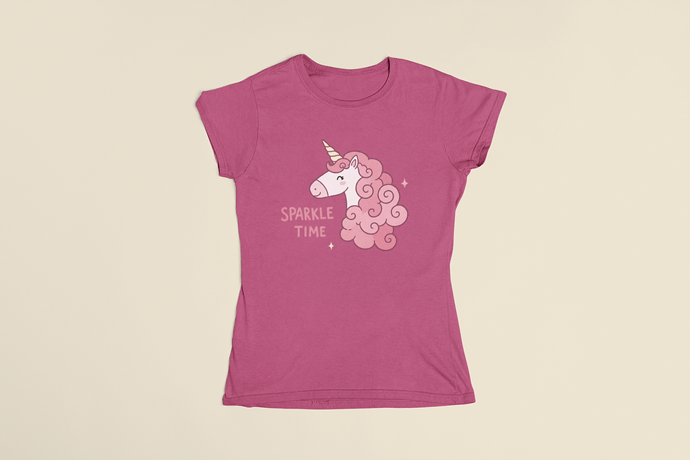 Thumbnail: "Sparkle Time" – Girls T-Shirt