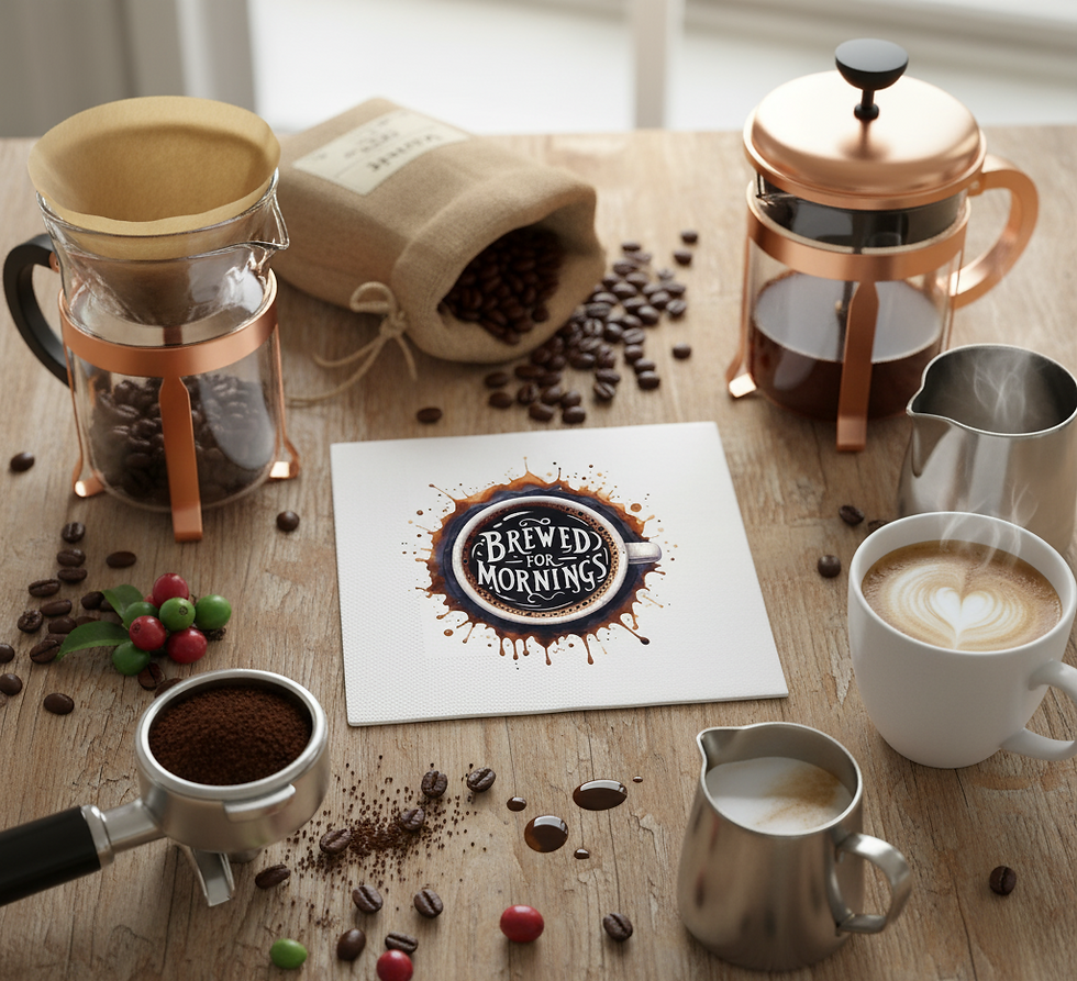 "Brewed for Mornings" Napkins