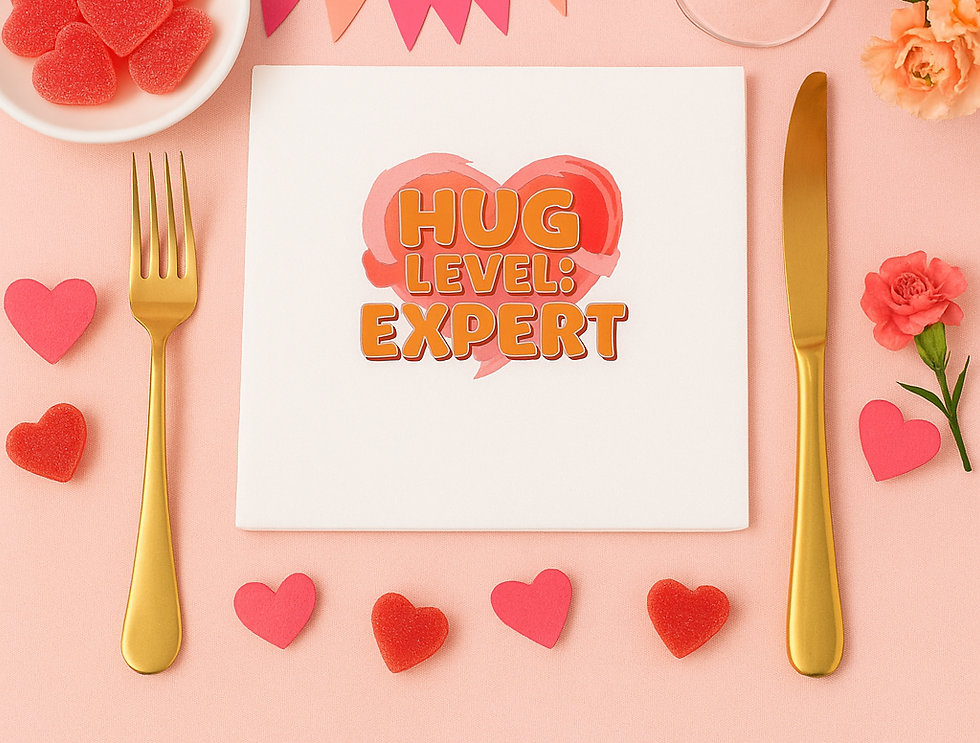 "Hug Level: Expert" Napkins