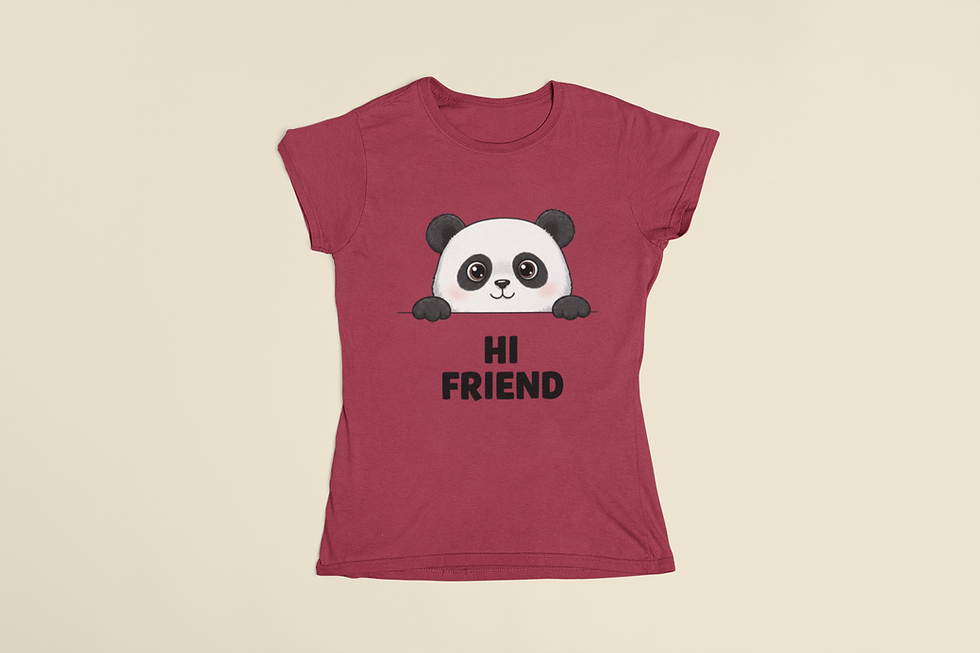 Thumbnail: "Hi Friend" – Girls T-Shirt