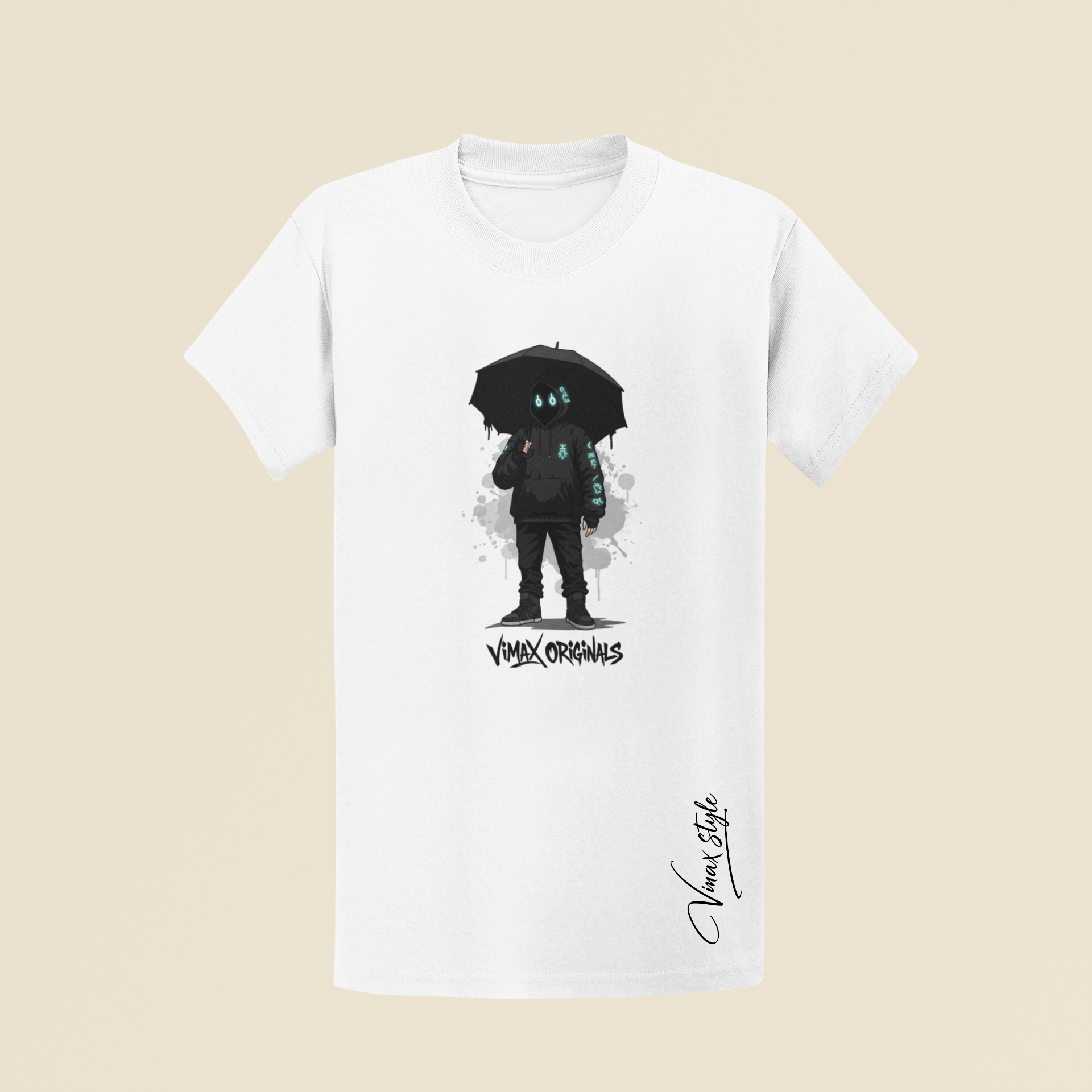 “Rainproof Rebel” – Vimax Originals Graphic T-Shirt